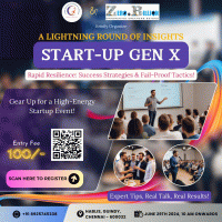 START-UP GEN X 2024 Entrepreneurship Summit Poster